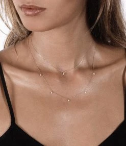 VANRYCKE Collier Stardust Diamant Or Blanc -Shaker Jewels Magasin img 0470 1 2