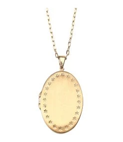 LES FÉLICITÉS Coffret Moyen Médaillon Mat 7 Pierres De Protection