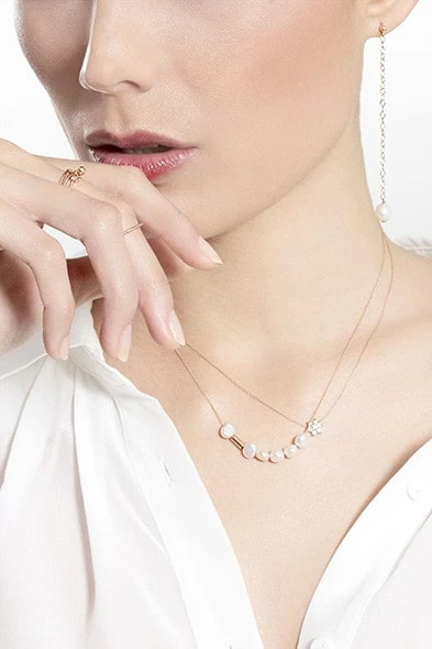 Ginette NY Bague Lonely Or Rose Diamants 2 Ginette NY Bague Lonely Or Rose Diamants – Image 2