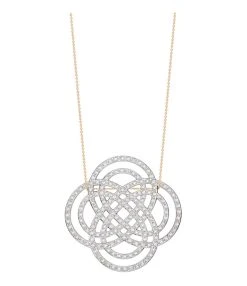 Ginette NY Collier Purity Or Rose Diamants