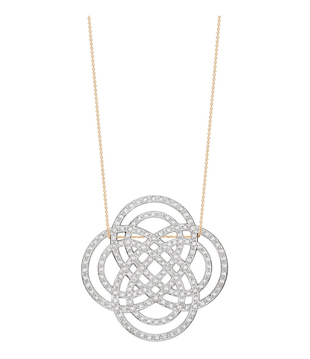 Ginette NY Collier Purity Or Rose Diamants 1 Ginette NY Collier Purity Or Rose Diamants