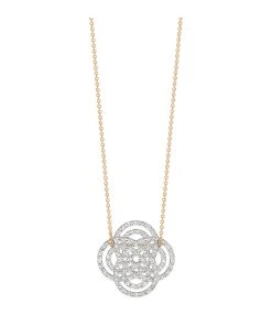 Ginette NY Collier Purity Mini Or Rose Diamants