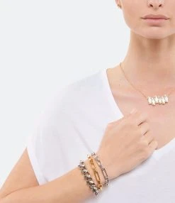 ISOBEL Collier Bianca Swarovski Doré 7 ISOBEL Collier Bianca Swarovski Doré -Shaker Jewels Magasin isobe look20210402 115