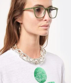 IZIPIZI Lunettes De Lecture #E La Trapèze Kaki -Shaker Jewels Magasin izipi look20210621 372