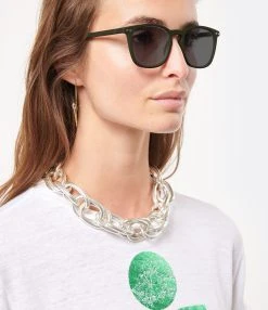 IZIPIZI Lunettes De Soleil #E La Trapèze Kaki 7 IZIPIZI Lunettes De Soleil #E La Trapèze Kaki -Shaker Jewels Magasin izipi look20210621 372 kaki