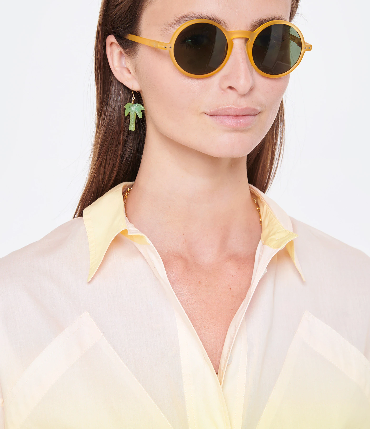 IZIPIZI Lunettes De Soleil #G La Ronde Yellow Honey 4 IZIPIZI Lunettes De Soleil #G La Ronde Yellow Honey – Image 4