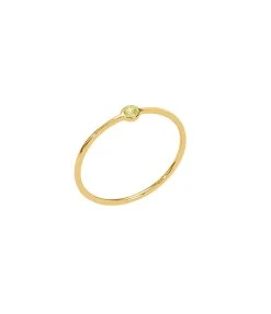 AND...PARIS Bague Memory Saphir Jaune Or Jaune