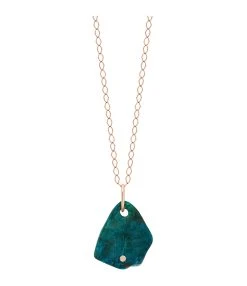 Ginette NY Collier Jala GM Chrysocolle Or Rose