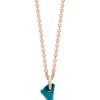 Ginette NY Collier Jala PM Chrysocolle Or Rose