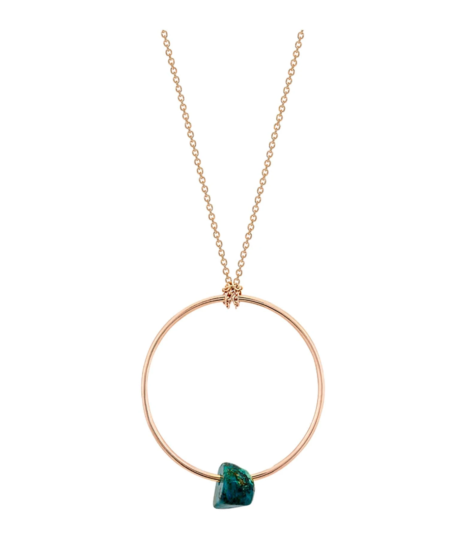Ginette NY Collier Baby Jala Chrysocolle Or Rose 1 Ginette NY Collier Baby Jala Chrysocolle Or Rose