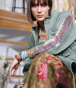 Aurélie Bidermann Jonc Diana Rose Pâle -Shaker Jewels Magasin juin 107 1 1