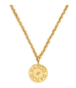 PATOU Collier Pièce Antique Doré
