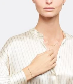 LA BRUNE & LA BLONDE Bracelet Confetti 7 Rainbow Rubis Saphir Tsavorite Améthyste Or Jaune -Shaker Jewels Magasin lblbb look20191028 181