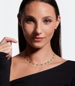 LA BRUNE & LA BLONDE Collier Polka Onyx Vert Or Jaune 5 LA BRUNE & LA BLONDE Collier Polka Onyx Vert Or Jaune -Shaker Jewels Magasin lblbc look20221201 211