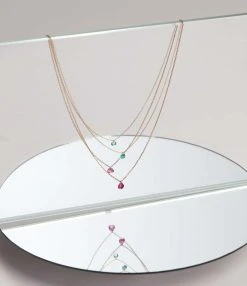 LA BRUNE & LA BLONDE Collier Confetti Cœur Rubis Or Rose 9 LA BRUNE & LA BLONDE Collier Confetti Cœur Rubis Or Rose -Shaker Jewels Magasin lblbc look20230130 99