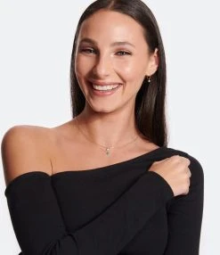 LA BRUNE & LA BLONDE Collier 360° Diamant Brillant 0,20 Or Blanc 7 LA BRUNE & LA BLONDE Collier 360° Diamant Brillant 0,20 Or Blanc -Shaker Jewels Magasin lblbp look20221201 368