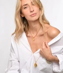 LES FÉLICITÉS Collier Médaille Colombe -Shaker Jewels Magasin lesfe look20230113 230 1