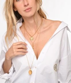 LES FÉLICITÉS Coffret Petit Médaillon Mat 7 Pierres De Protection -Shaker Jewels Magasin lesfe look20230113 328