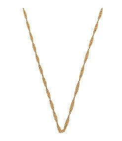 LES FÉLICITÉS Chaîne Maille Singapour, 55 Cm