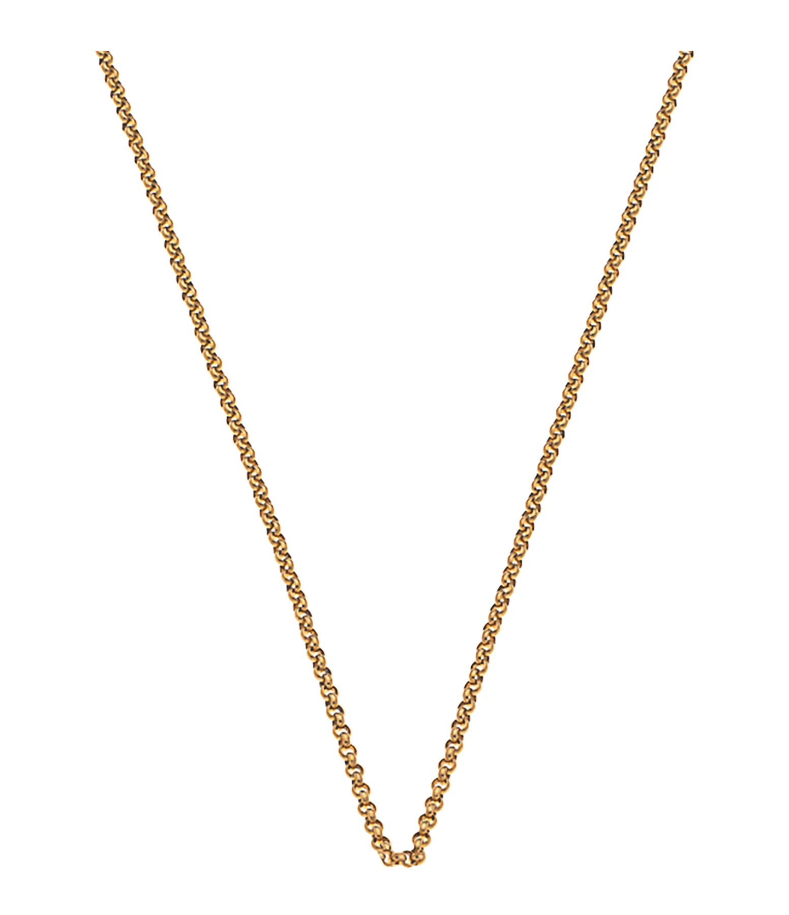 LES FÉLICITÉS Chaîne Maille Forçat, 45 Cm 1 LES FÉLICITÉS Chaîne Maille Forçat, 45 Cm