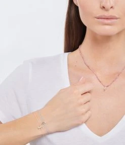 LITTLE ONES Collier Rainbow Fille Tourmaline Or Rose Diamants 5 LITTLE ONES Collier Rainbow Fille Tourmaline Or Rose Diamants -Shaker Jewels Magasin littl look20220103 85