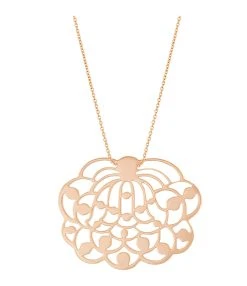 Ginette NY Collier Lotus Or Rose