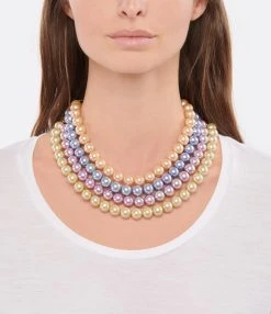 VADI JEWELS Collier Lilly Perles Cristal Bleu Gold Filled -Shaker Jewels Magasin look vic 201poktsdroit