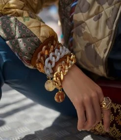 VANESSA BARONI Bracelet Great Doré 8 VANESSA BARONI Bracelet Great Doré -Shaker Jewels Magasin lookbookfeteforraine26 1 1