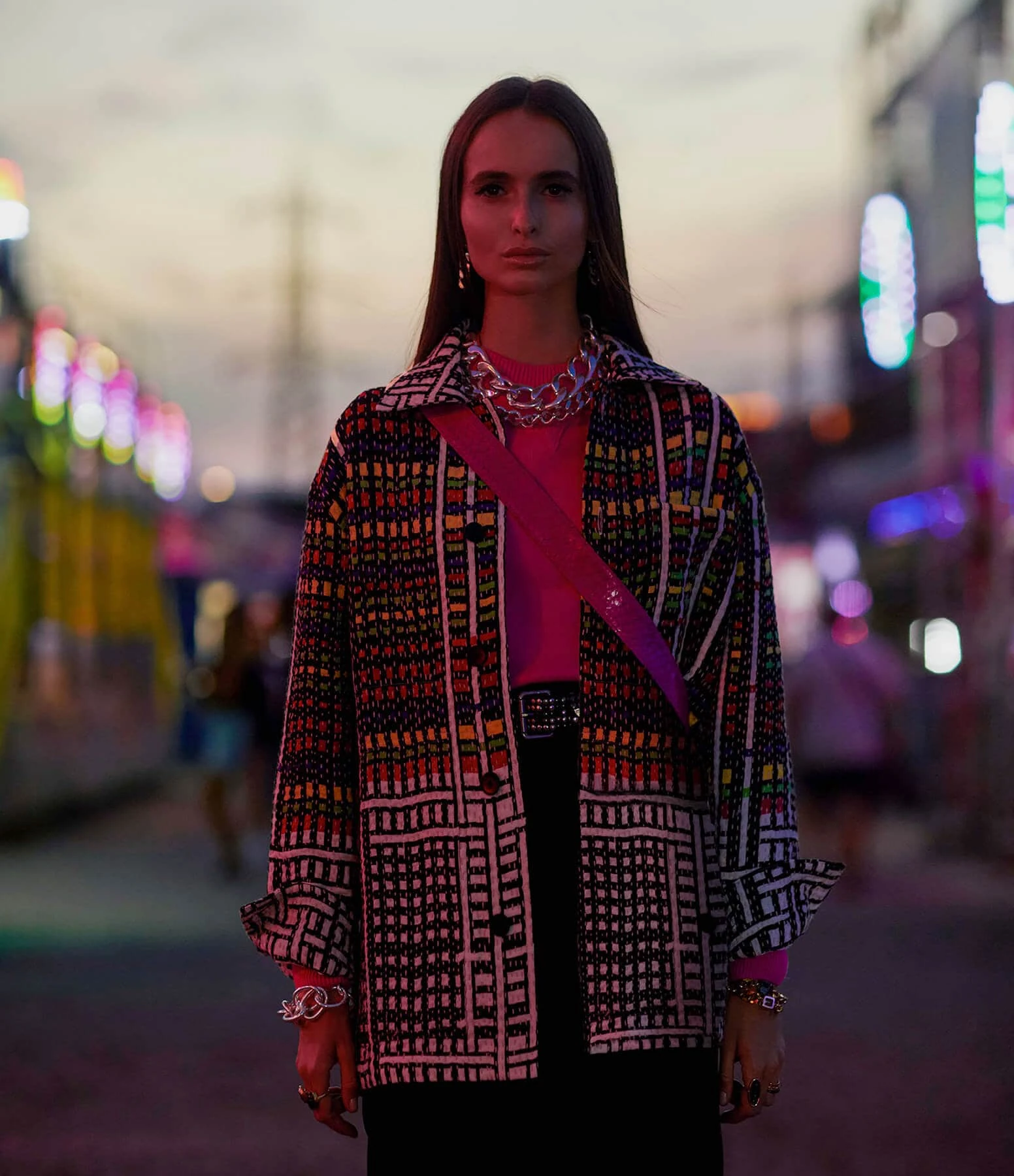 PERRINE TAVERNITI Collier Babylone Argent 3 PERRINE TAVERNITI Collier Babylone Argent – Image 3