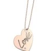 NAVA JOAILLERIE Collier Cœur Love Or Rose
