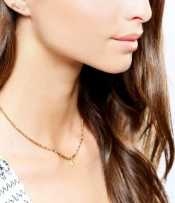 LSONGE Collier Eclat Médaille XS Argent Doré Hématite Kaki 5 LSONGE Collier Eclat Médaille XS Argent Doré Hématite Kaki -Shaker Jewels Magasin lsong look20190416 83