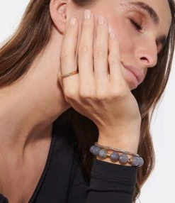 LSONGE Bracelet Chance Argent Doré Labradorite 5 LSONGE Bracelet Chance Argent Doré Labradorite -Shaker Jewels Magasin lsong look20230104 317