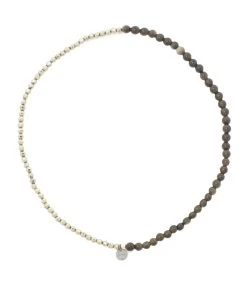 LSONGE Bracelet Double Minilux Obsidienne