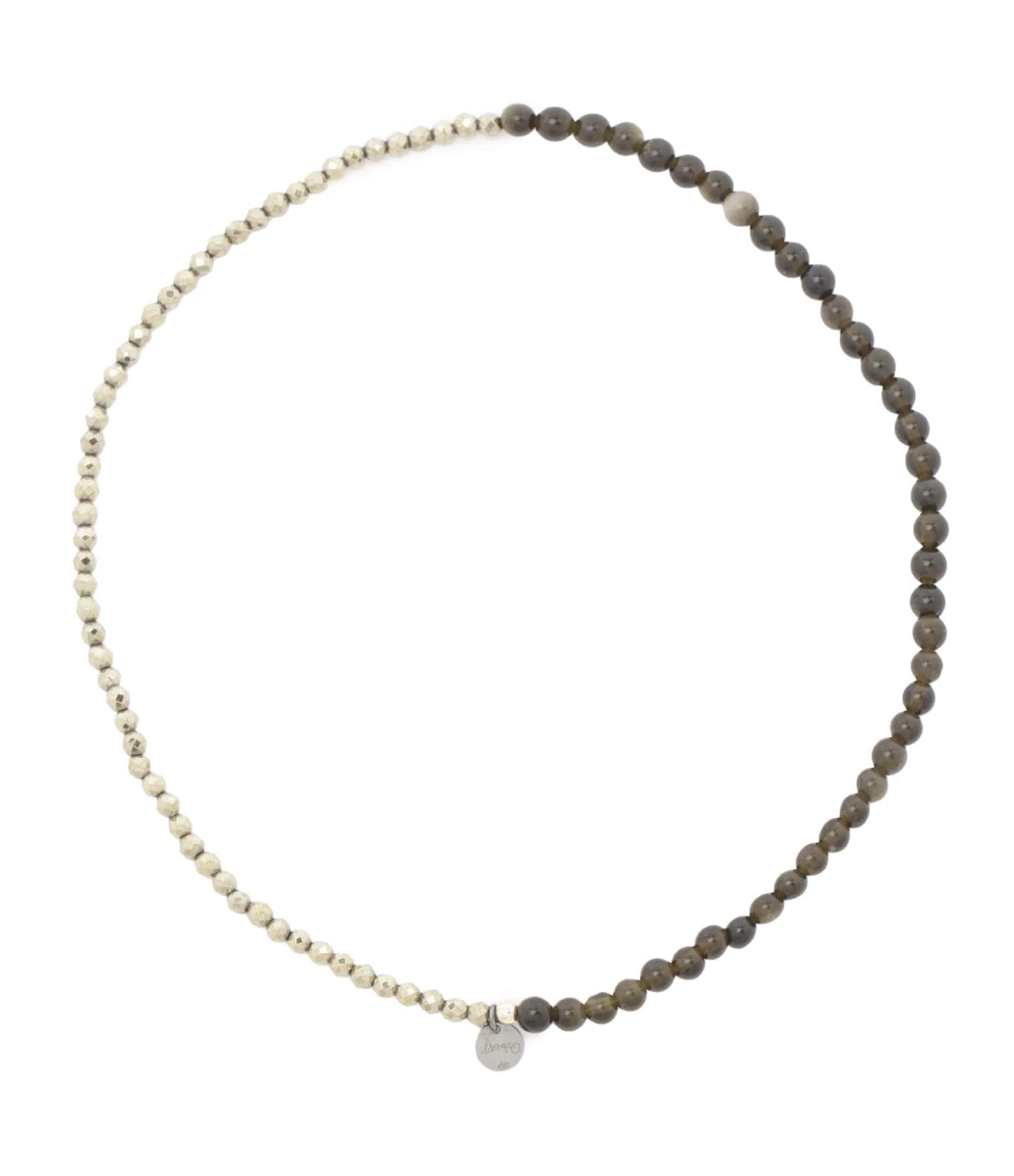 LSONGE Bracelet Double Minilux Obsidienne 1 LSONGE Bracelet Double Minilux Obsidienne