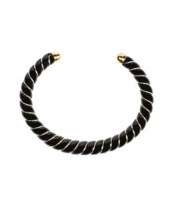 Aurélie Bidermann Jonc New Diana Noir, Exclusivité Lulli