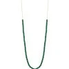 Ginette NY Collier Maria Mini Boulier Malachite Or Rose