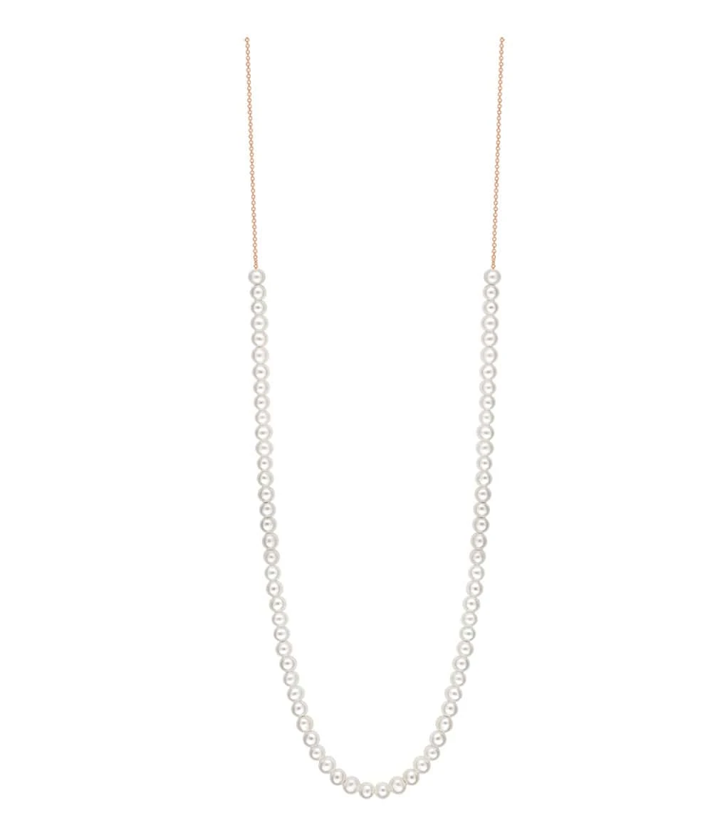 Ginette NY Collier Maria Mini Boulier Or Rose Perle 1 Ginette NY Collier Maria Mini Boulier Or Rose Perle