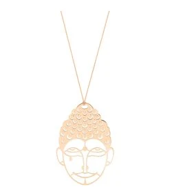 Ginette NY Collier Buddha Jumbo Or Rose