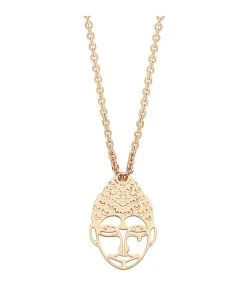Ginette NY Collier Mini Buddha Or Rose