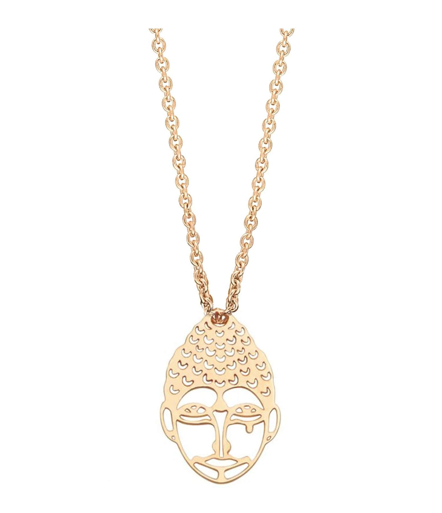 Ginette NY Collier Mini Buddha Or Rose 1 Ginette NY Collier Mini Buddha Or Rose