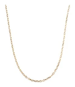 Aurélie Bidermann Chaßne Maille Forçat Diamantée Or, 50 Cm