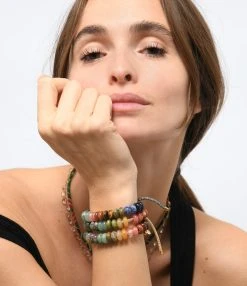 MON PRECIEUX GEM Bracelet DIY Cordon Lurex Gris 5 MON PRECIEUX GEM Bracelet DIY Cordon Lurex Gris -Shaker Jewels Magasin mpgem look20221117 225