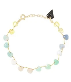 MON PRECIEUX GEM Bracelet CĆur Opale Multicolore