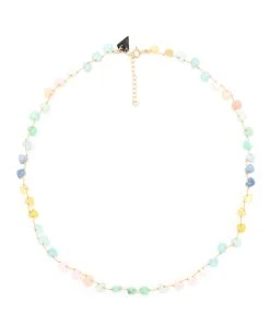 MON PRECIEUX GEM Collier Cœur Opale Multicolore