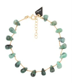 MON PRECIEUX GEM Bracelet Goutte Emeraude