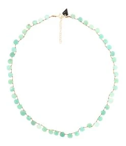 MON PRECIEUX GEM Collier Poire Chrysoprase