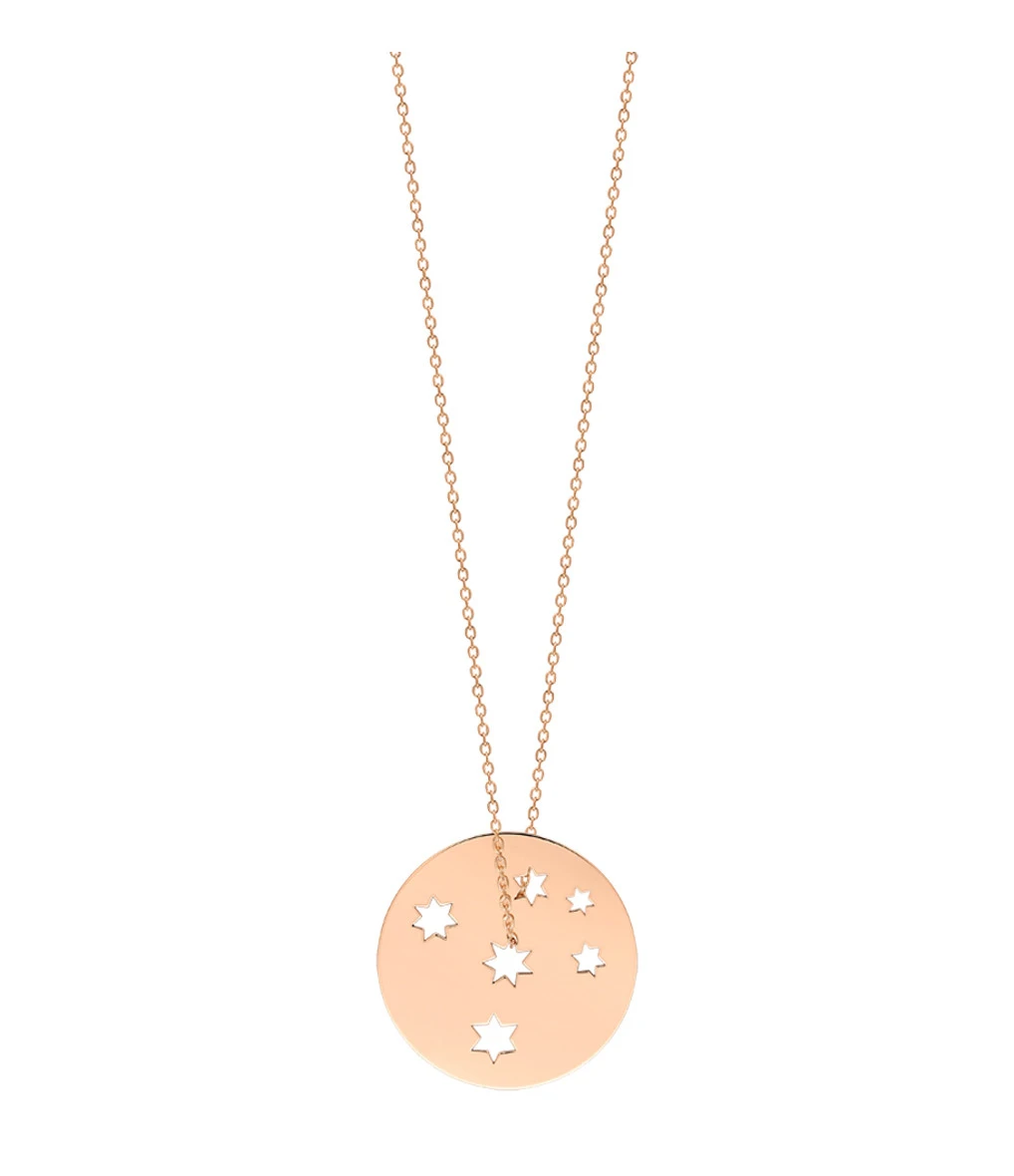 Ginette NY Collier Milky Way Disc Or Rose 1 Ginette NY Collier Milky Way Disc Or Rose