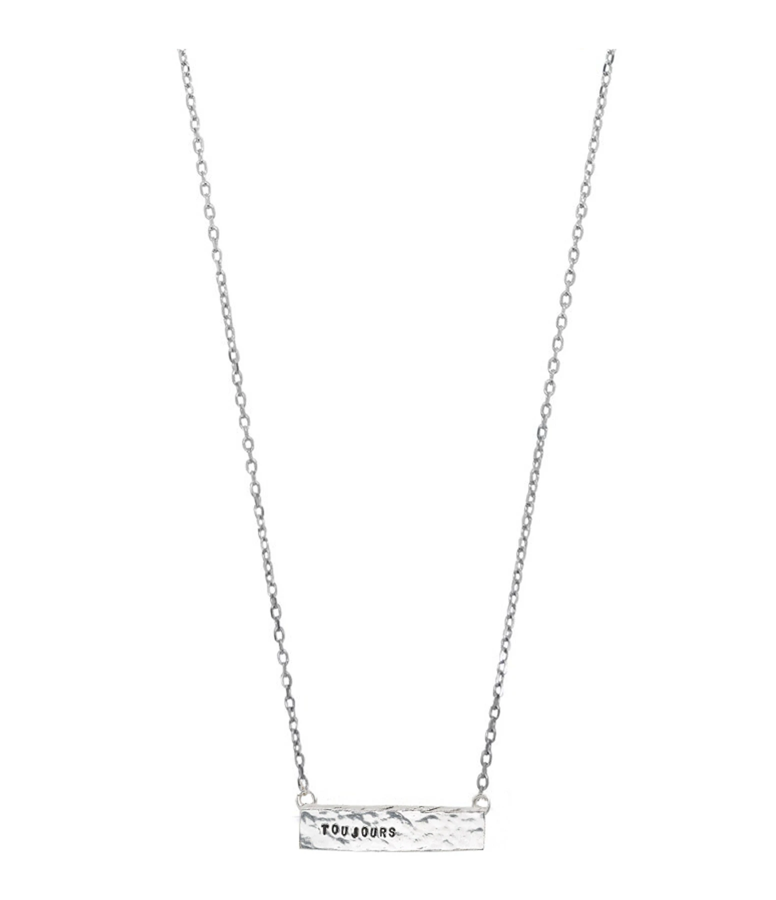 SERGE THORAVAL Sautoir Toujours Argent 1 SERGE THORAVAL Sautoir Toujours Argent