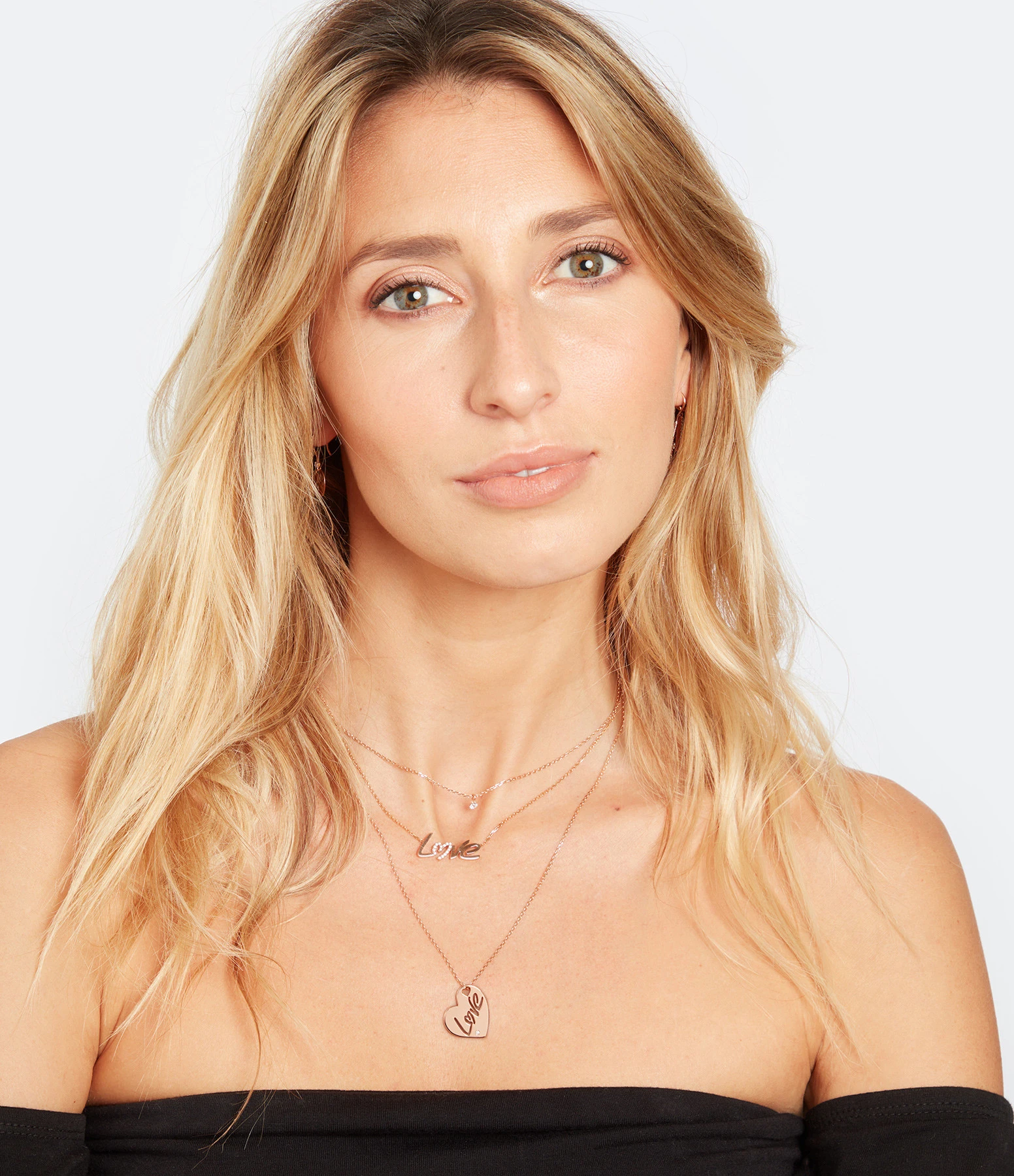 NAVA JOAILLERIE Collier Love O Diamants Or Rose 4 NAVA JOAILLERIE Collier Love O Diamants Or Rose – Image 4