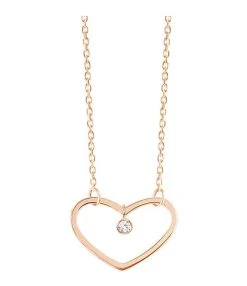 VANRYCKE Collier Angie PM Diamant Or Rose